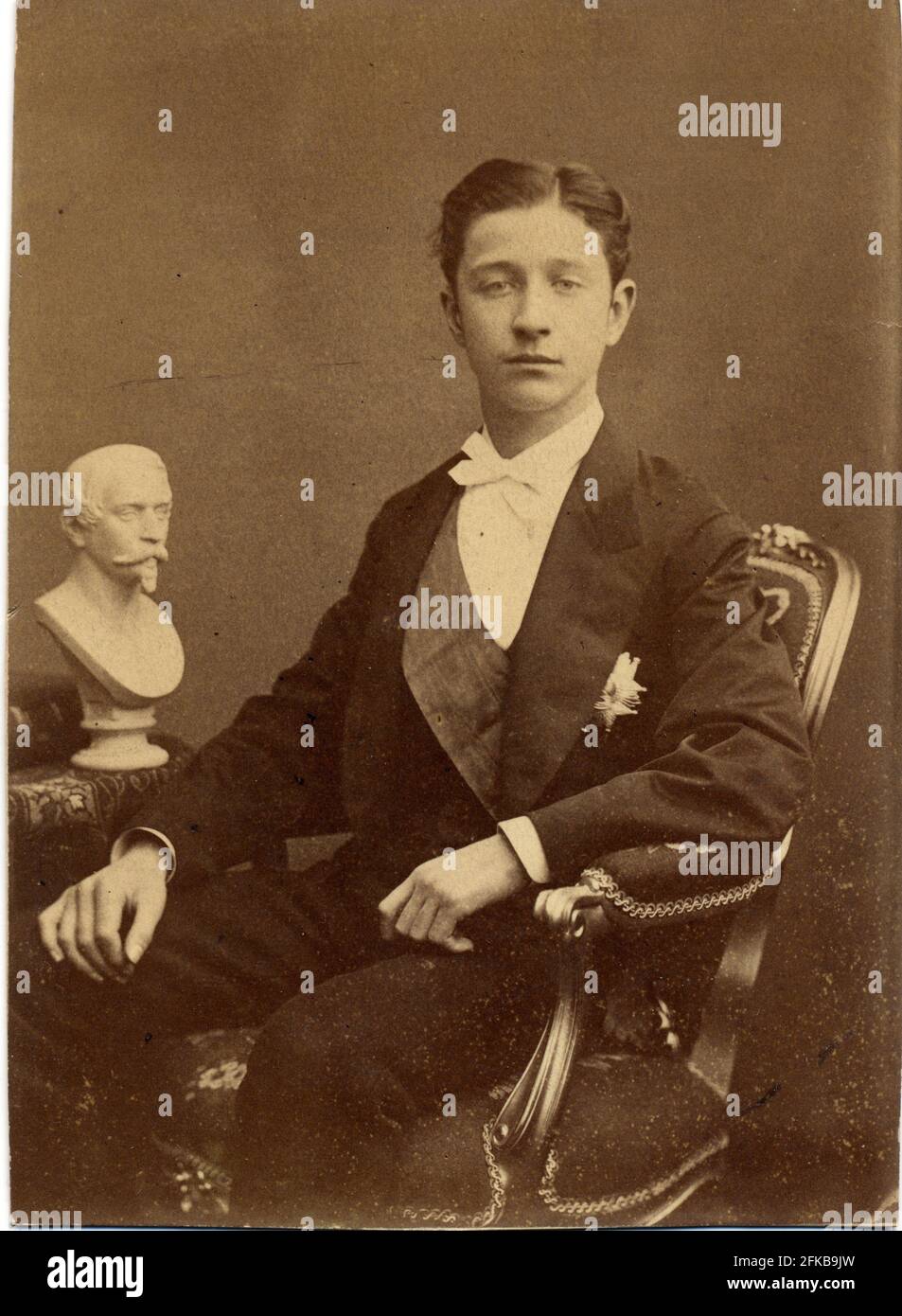 Louis Napoleon Eugène Jean Joseph Bonaparte (1856-1879). Sohn Napoleons III. Und Eugénie de Montijo, Gräfin von Teba (Kaiserin der Franzosen). Paris, Fondation Napoléon Stockfoto