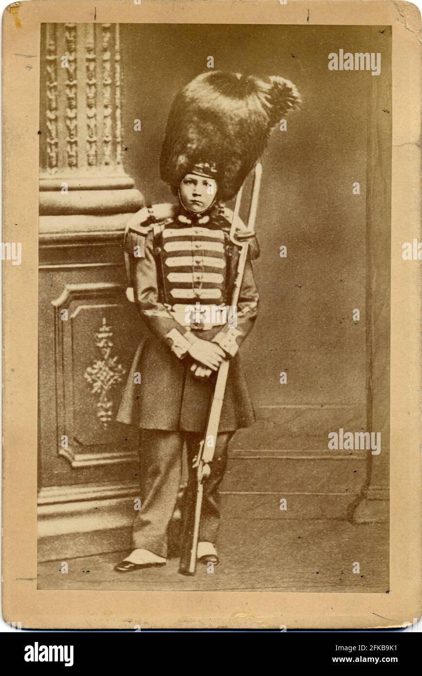 Louis Napoleon Eugène Jean Joseph Bonaparte (1856-1879). Sohn Napoleons III. Und Eugénie de Montijo, Gräfin von Teba (Kaiserin der Franzosen). Paris, Fondation Napoléon Stockfoto