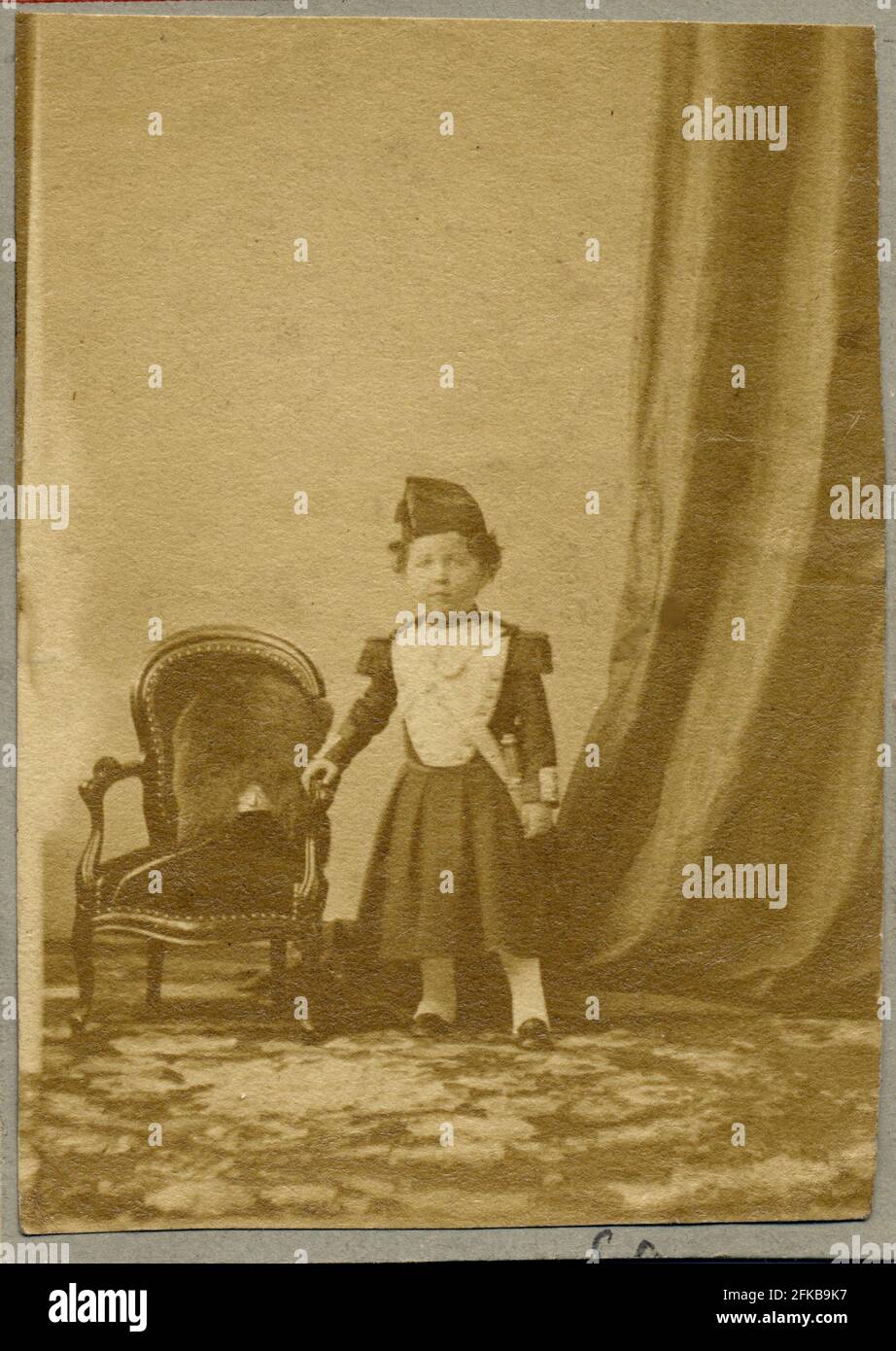 Louis Napoleon Eugène Jean Joseph Bonaparte (1856-1879). Sohn Napoleons III. Und Eugénie de Montijo, Gräfin von Teba (Kaiserin der Franzosen). Paris, Fondation Napoléon Stockfoto