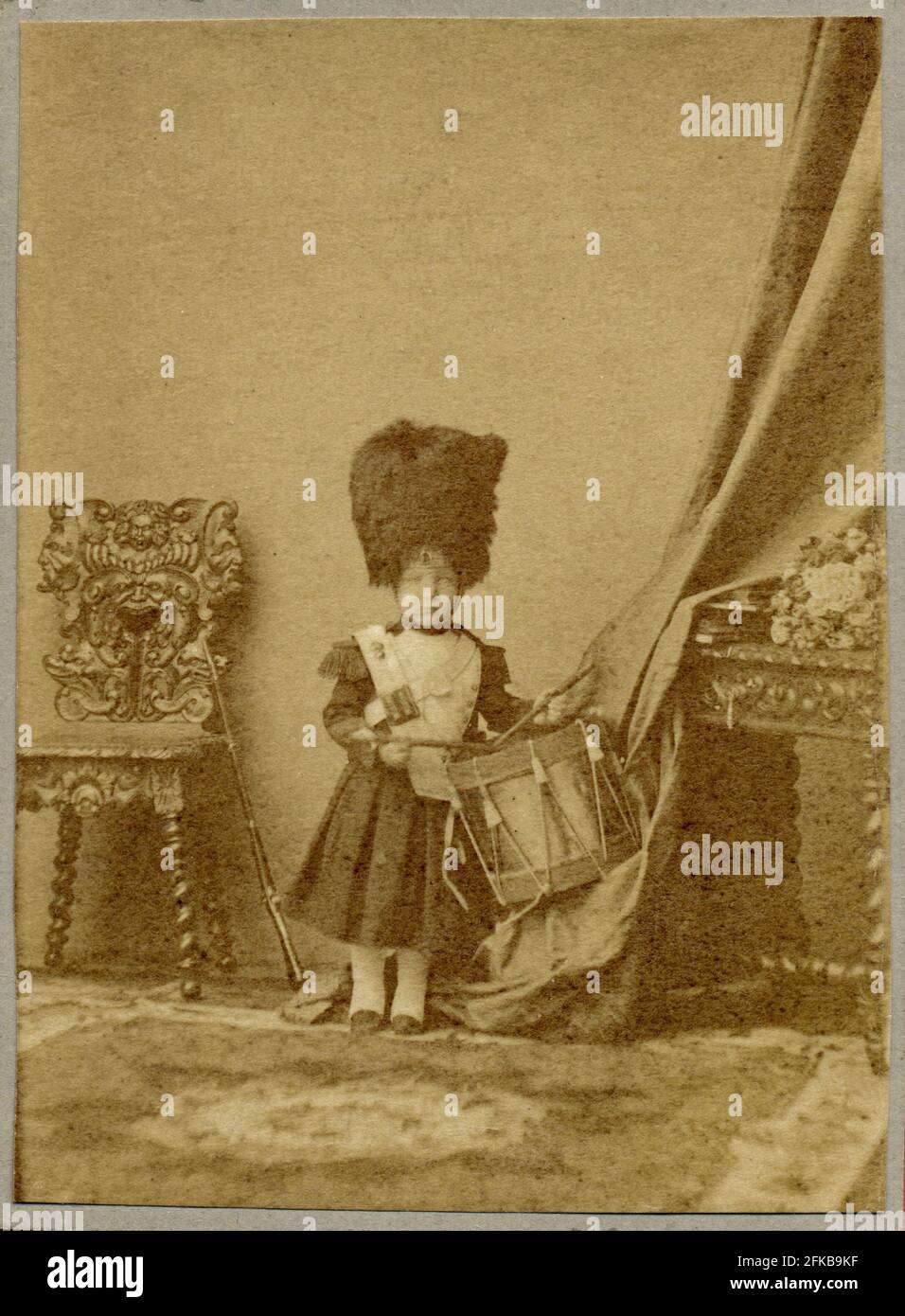 Louis Napoleon Eugène Jean Joseph Bonaparte (1856-1879). Sohn Napoleons III. Und Eugénie de Montijo, Gräfin von Teba (Kaiserin der Franzosen). Paris, Fondation Napoléon Stockfoto