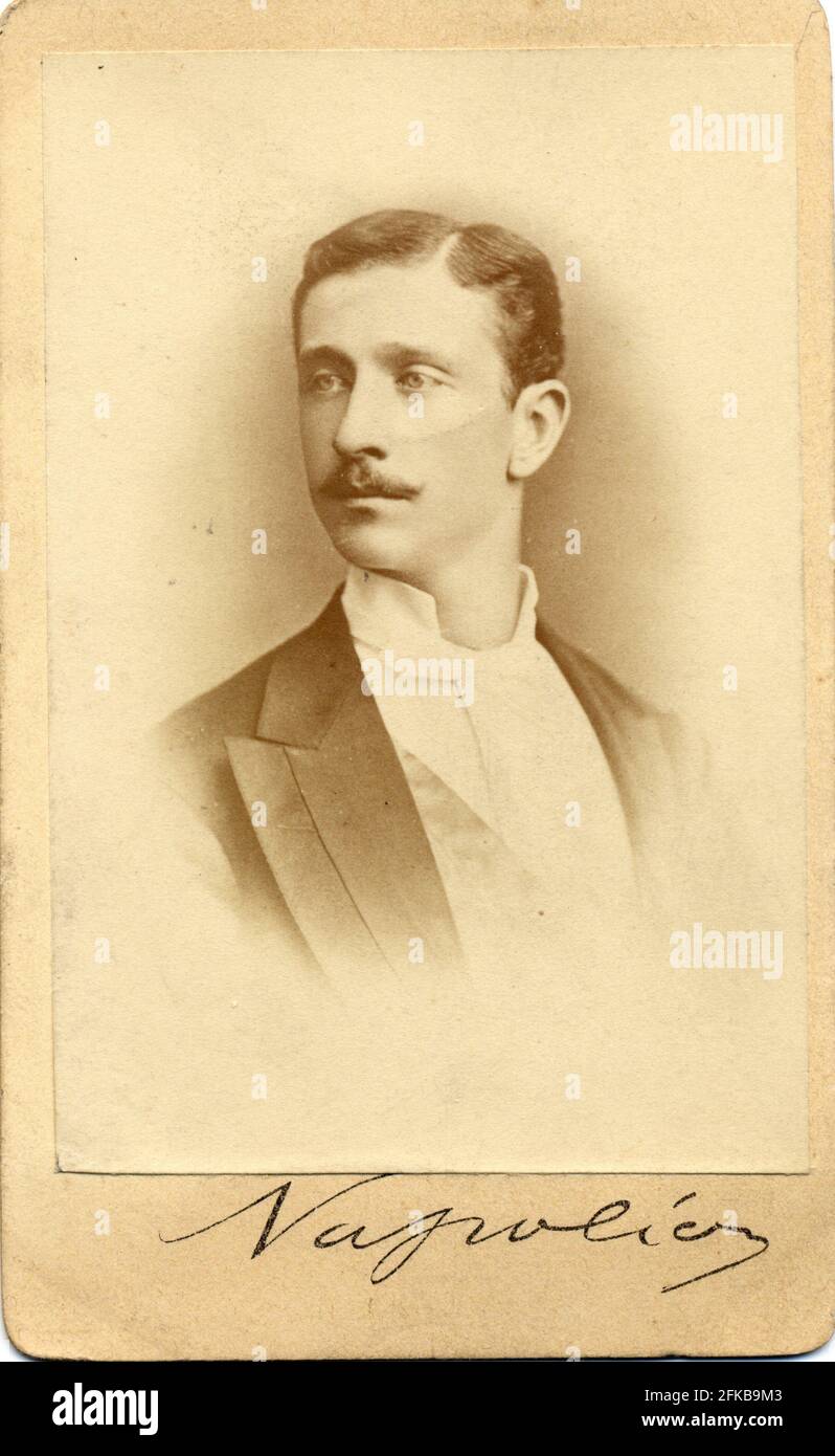 Louis Napoleon Eugène Jean Joseph Bonaparte (1856-1879). Sohn Napoleons III. Und Eugénie de Montijo, Gräfin von Teba (Kaiserin der Franzosen). Paris, Fondation Napoléon Stockfoto