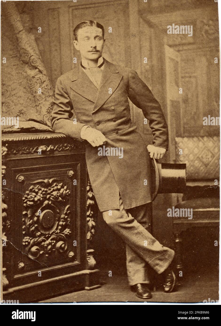 Louis Napoleon Eugène Jean Joseph Bonaparte (1856-1879). Sohn Napoleons III. Und Eugénie de Montijo, Gräfin von Teba (Kaiserin der Franzosen). Paris, Fondation Napoléon Stockfoto