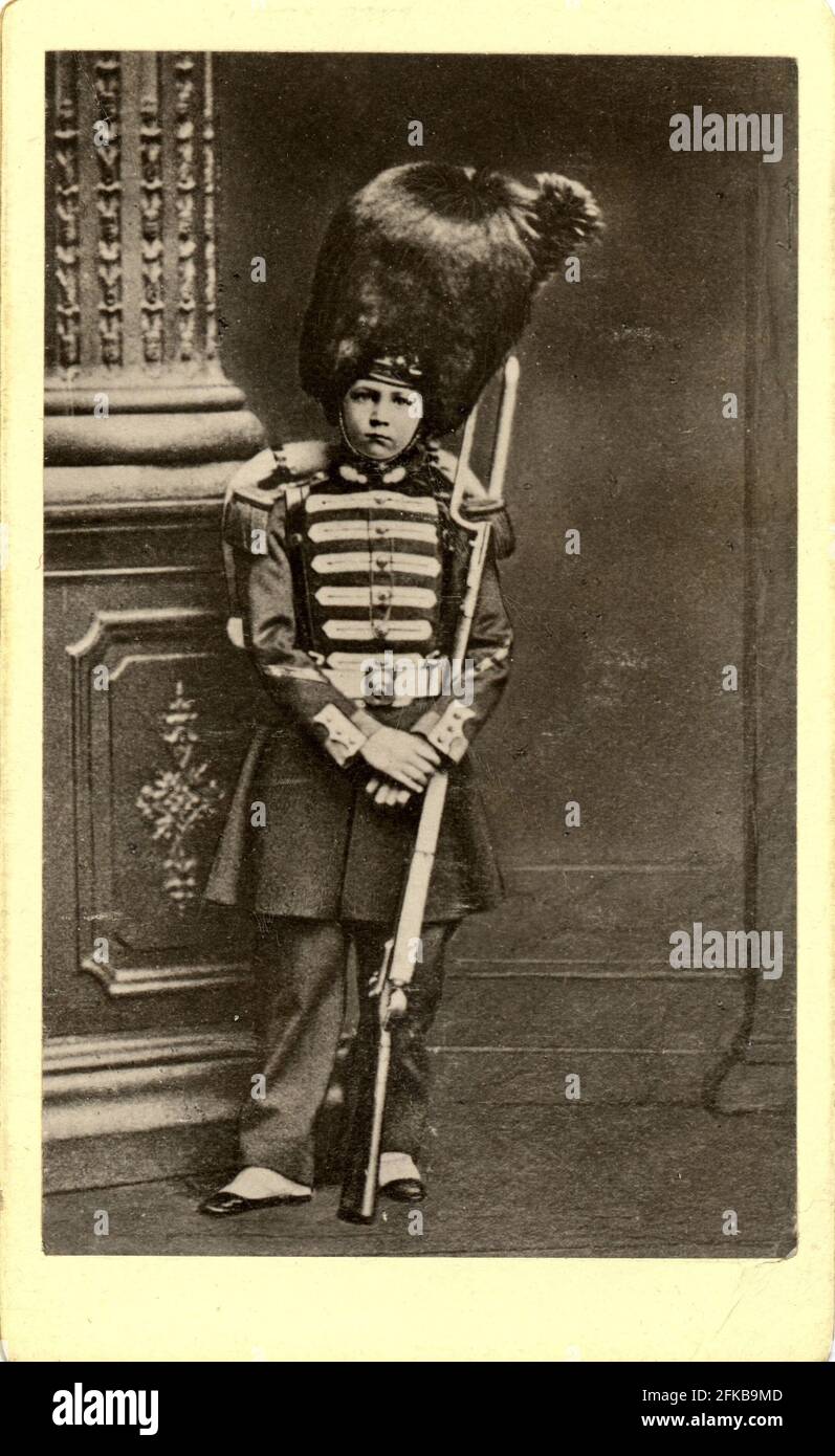 Louis Napoleon Eugène Jean Joseph Bonaparte (1856-1879). Sohn Napoleons III. Und Eugénie de Montijo, Gräfin von Teba (Kaiserin der Franzosen). Paris, Fondation Napoléon Stockfoto