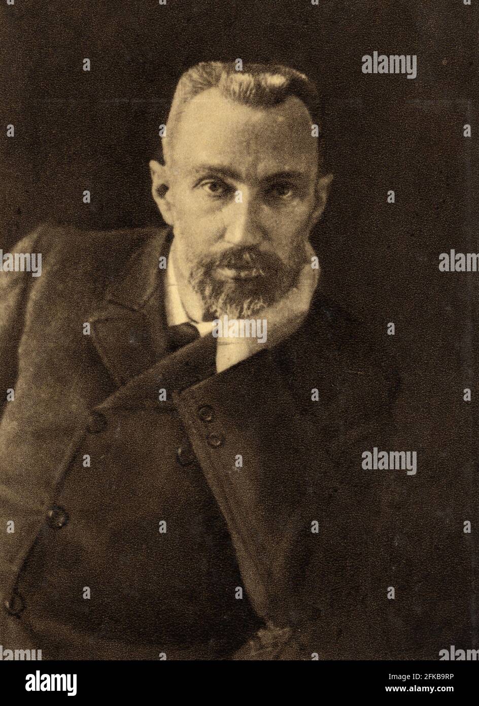 Pierre Curie (1859-1906) französischer Physiker. Foto aus dem Jahr 1899. Stockfoto