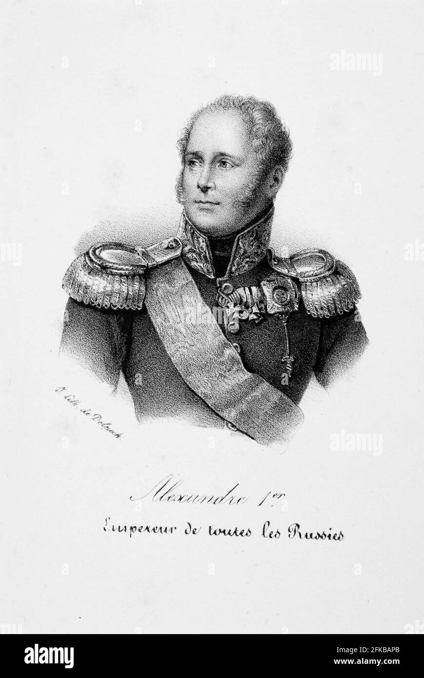 Porträt von Alexander I. Pawlowitsch Romanow, besser bekannt als