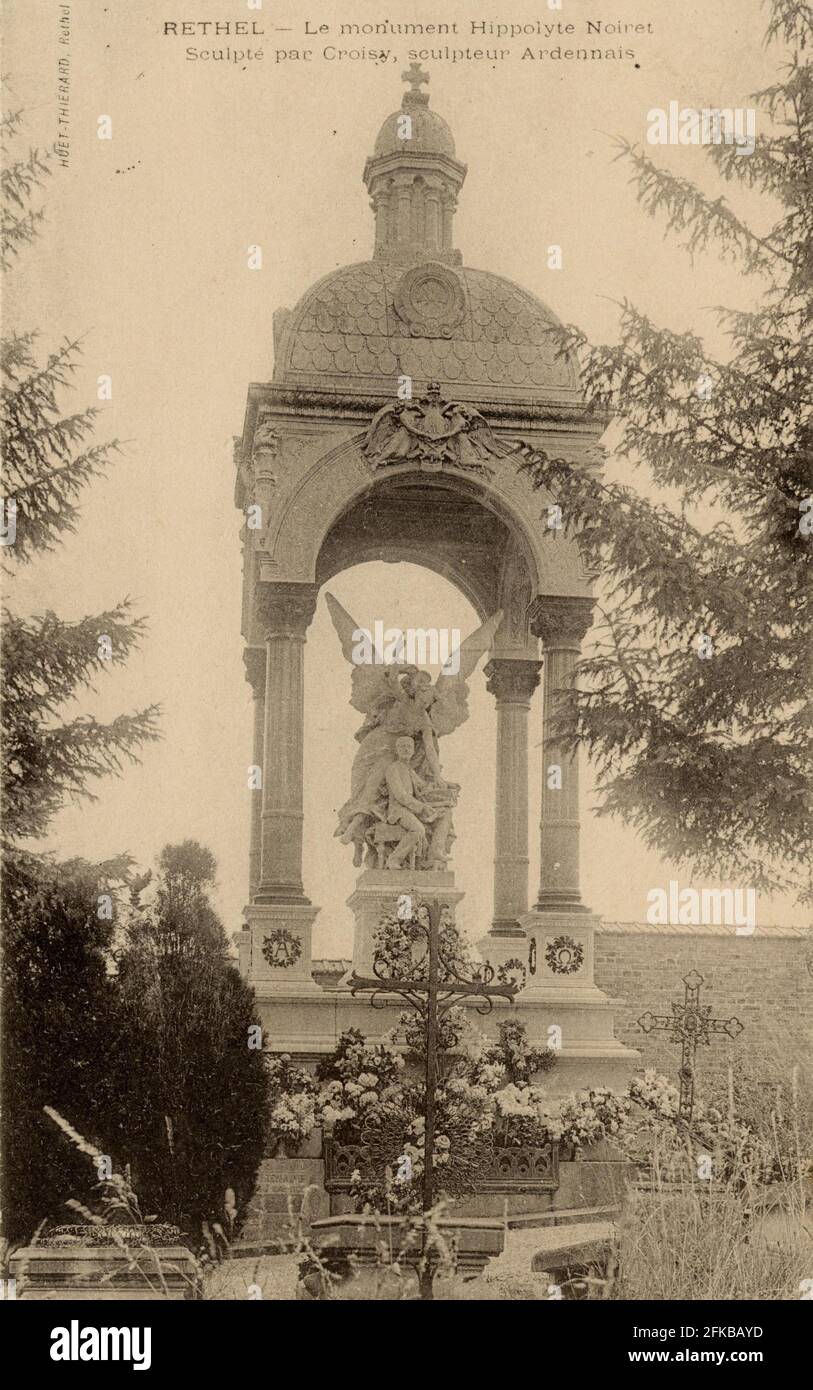 RETHEL. Französische Abteilung: 08 - Ardennen Postkarte Ende des 19. Jahrhunderts - Anfang des 20. Jahrhunderts Stockfoto