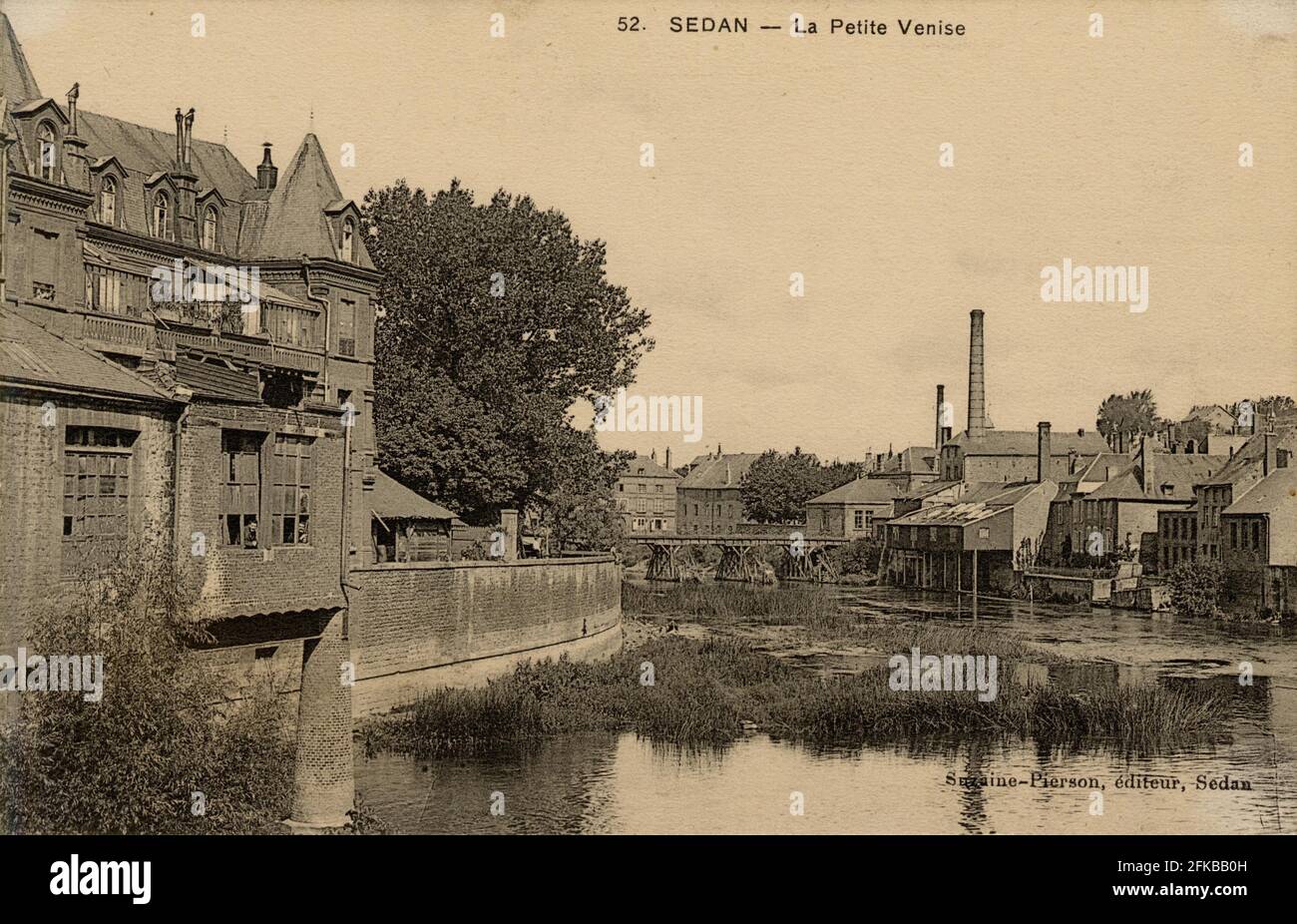 LIMOUSINE. Französische Abteilung: 08 - Ardennen Postkarte Ende des 19. Jahrhunderts - Anfang des 20. Jahrhunderts Stockfoto
