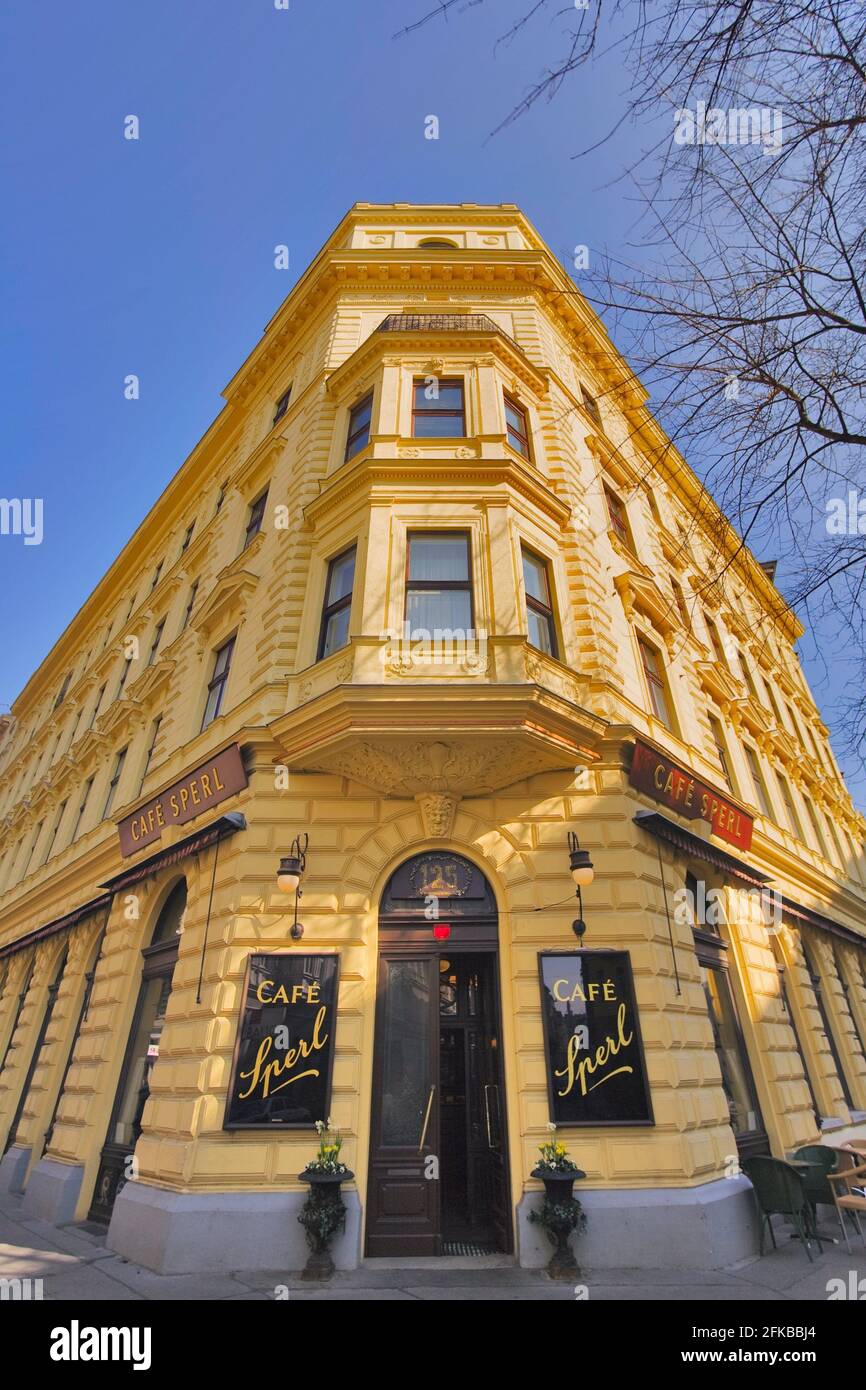 Oldvienna Café Sperl in Wien, Österreich, Wien Stockfoto