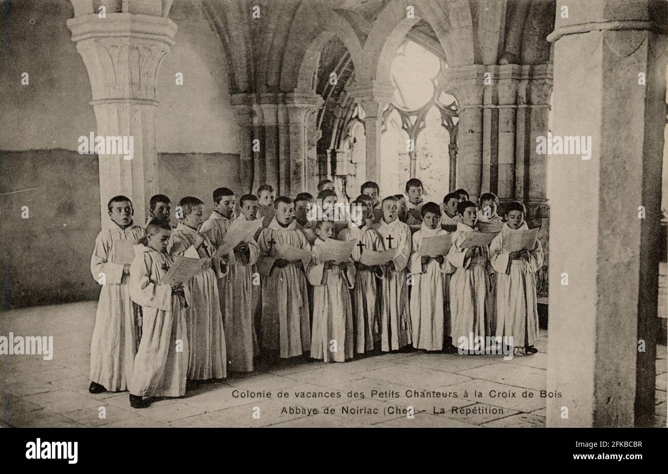 BRUERE-ALLICHAMPS. Französische Abteilung: 18 - Cher. Region: Centre-Val de Loire. Postkarte Ende des 19. Jahrhunderts - Anfang des 20. Jahrhunderts Stockfoto