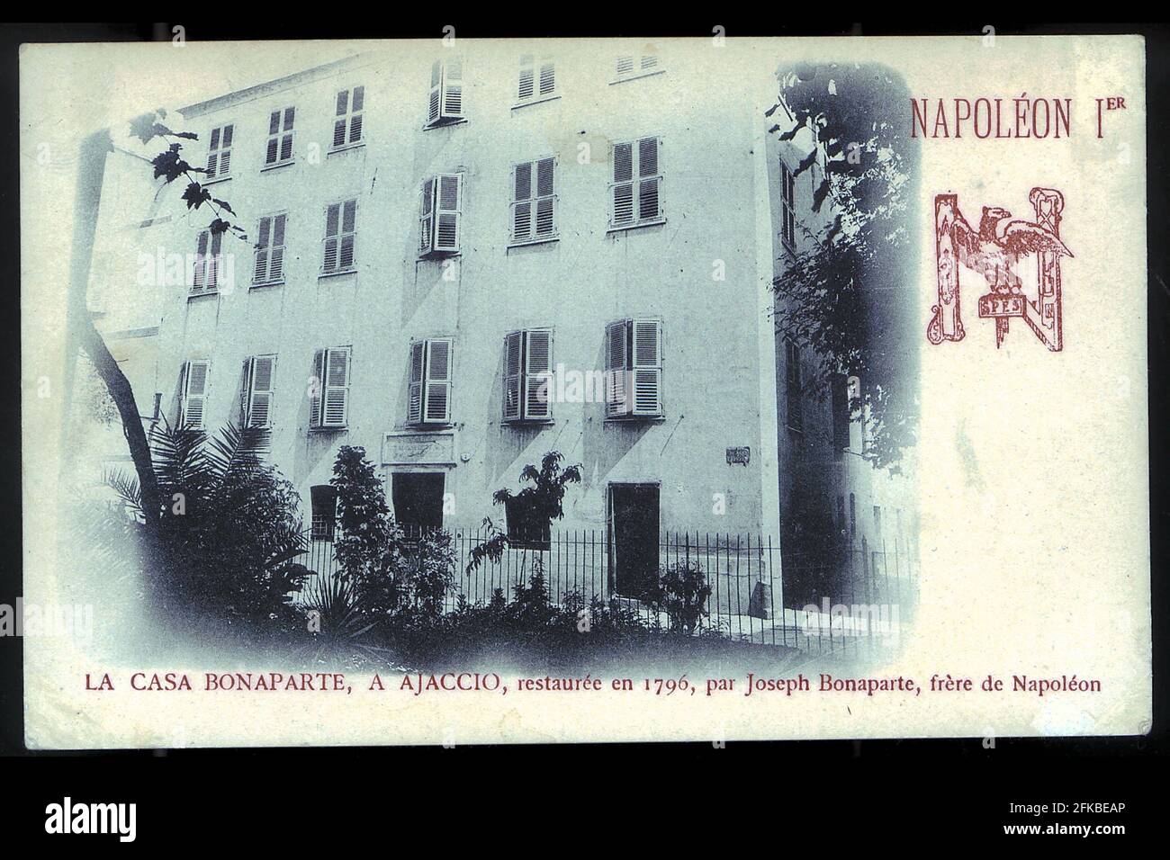 Geburtshaus in Ajaccio die Jugend Napoleons I.: Ajaccio Zeitraum 1769-1793 Paris, Fondation Napoléon Stockfoto