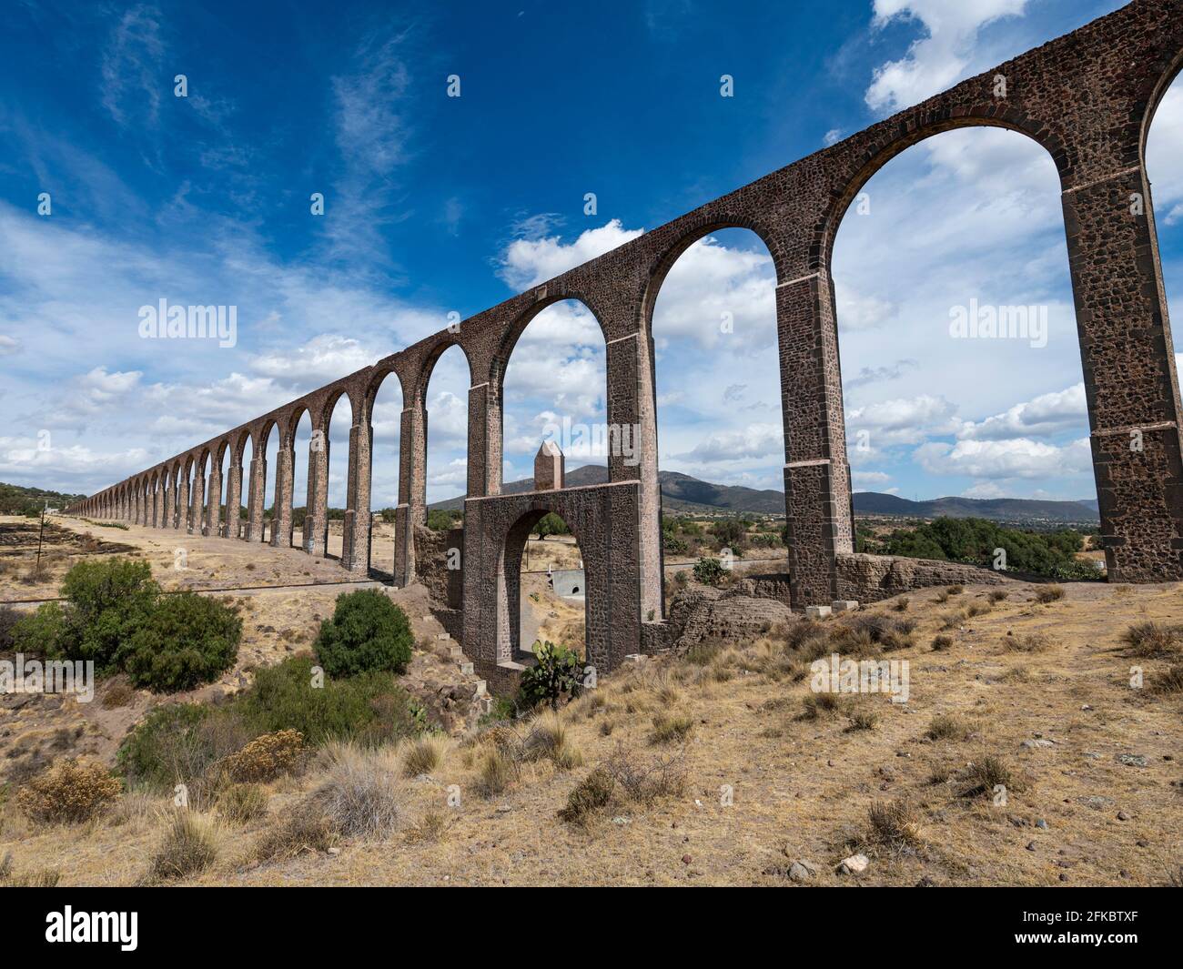 Aquädukt von Padre Tembleque, UNESCO-Weltkulturerbe, Bundesstaat Mexiko, Mexiko, Nordamerika Stockfoto