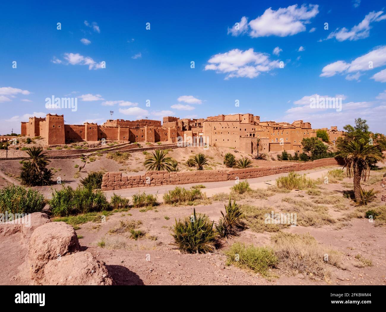 Kasbah Taourirt, Ouarzazate, Region Draa-Tafilalet, Marokko, Nordafrika, Afrika Stockfoto