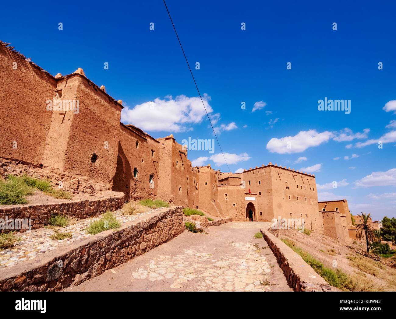 Kasbah Taourirt, Ouarzazate, Region Draa-Tafilalet, Marokko, Nordafrika, Afrika Stockfoto