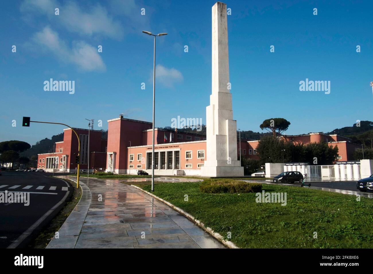 Mussolinis obelisk Fotos und Bildmaterial in hoher Auflösung Alamy