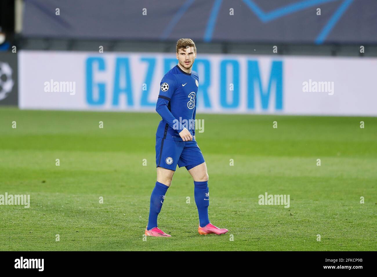 Madrid Spanien April 21 Timo Werner Chelsea Fussball Fussball Uefa Champions League Halbfinale 1 Beinspiel Zwischen Real Madrid Cf 1 1 Chelsea Fc Im Estadio Alfredo Di Stefano In Madrid Spanien Quelle