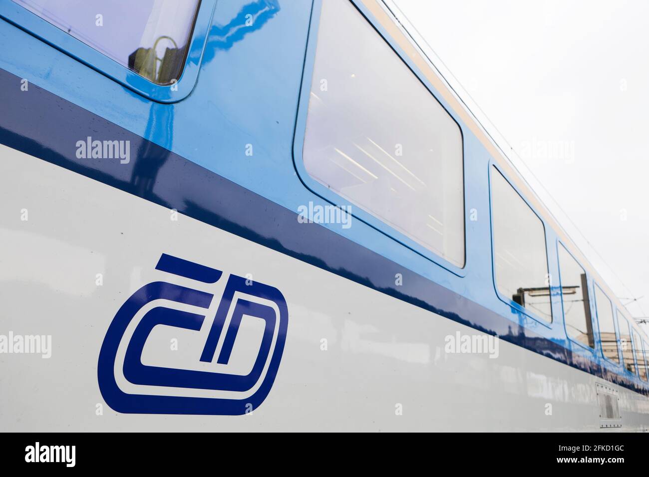 ***FILE PHOTO*** die tschechische Eisenbahngesellschaft Czech Railways (Ceske drahy; CD) hat im Jahr 2020 einen Verlust von 4,1 Mrd. KC hinnehmen müssen, der hauptsächlich auf den coro zurückzuführen ist Stockfoto