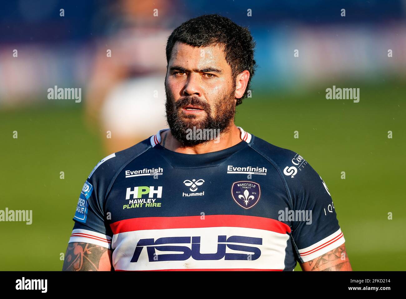 David Fifita (8) von Wakefield Trinity während des Spiels Stockfoto