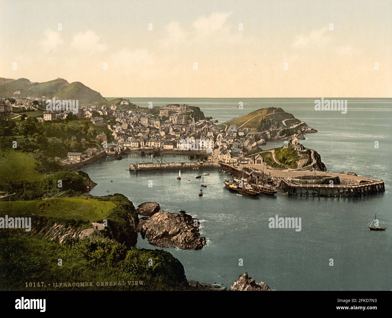 Ilfracombe, Devon um 1890-1900 Stockfoto