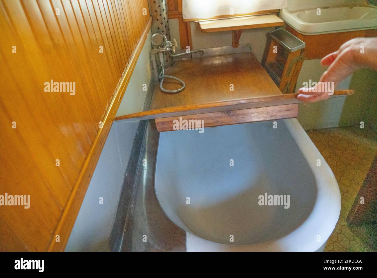 Joseph Stalins Kutsche in der Stadt Gori, Georgien Stockfoto