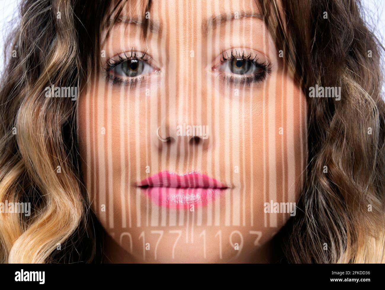 Konsumdenken, konzeptuelles Image Stockfoto