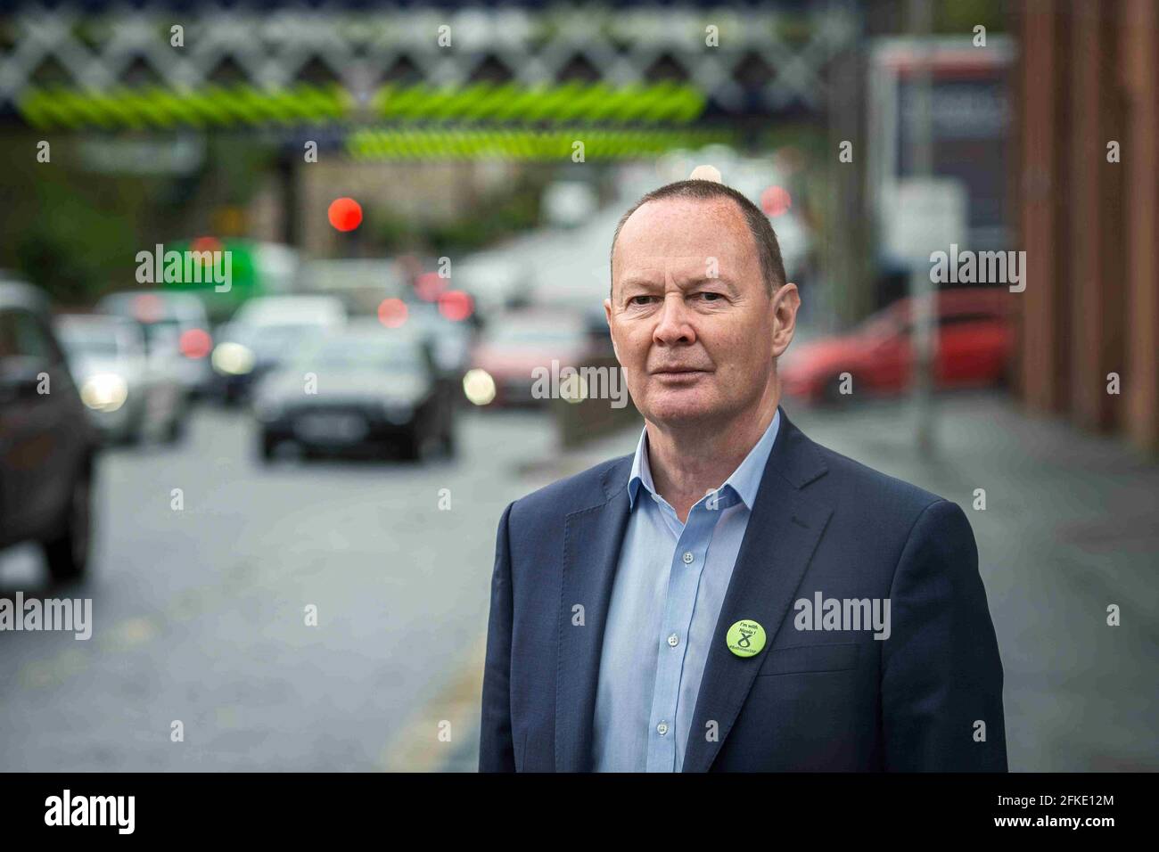 Bill Kidd ist ein Kandidat der Scottish National Party SNP , Glasgow, Schottland Stockfoto