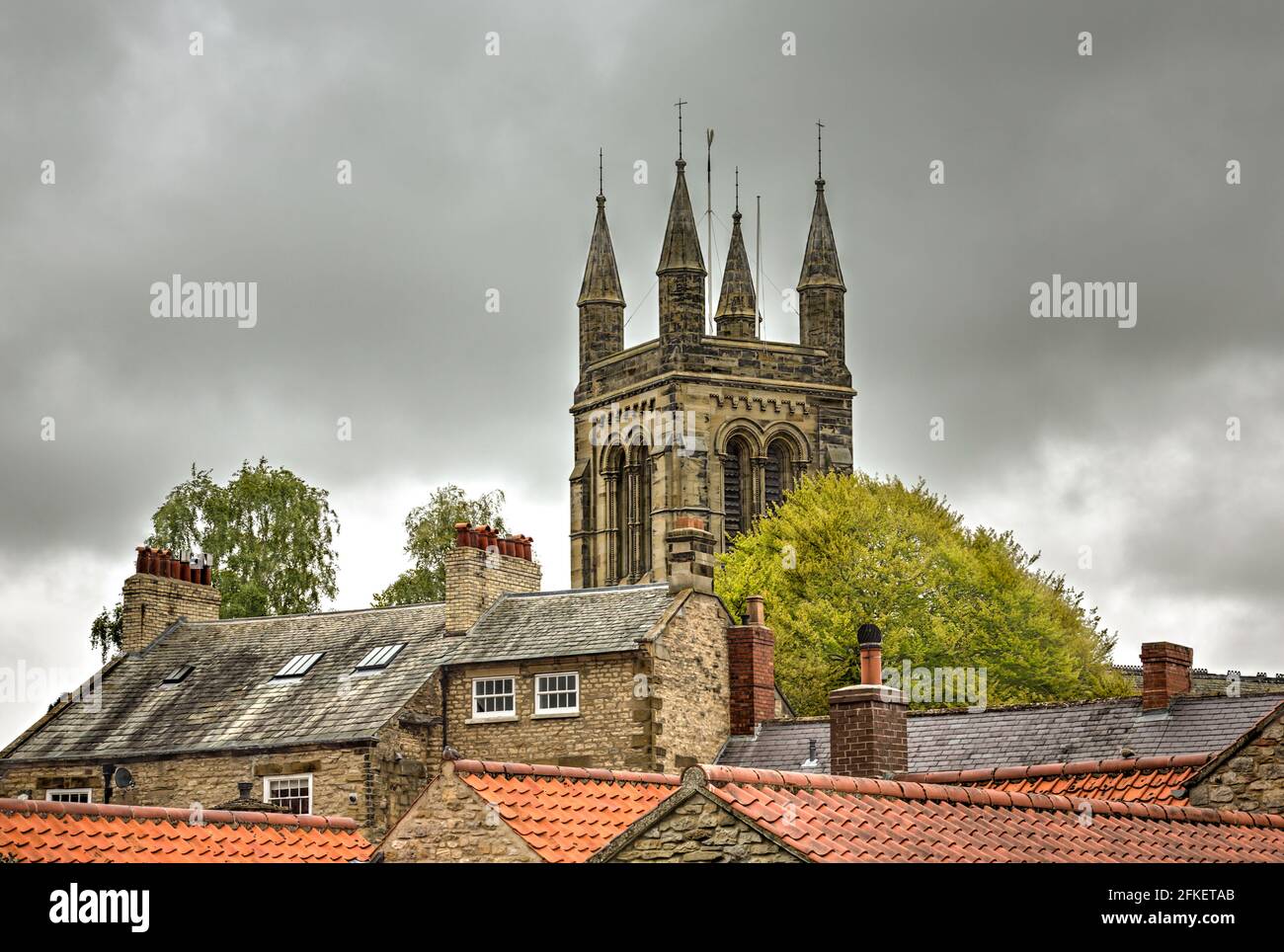 Helmsley ist eine Marktgemeinde und Zivilgemeinde in Ryedale Bezirk von North Yorkshire, England. Stockfoto