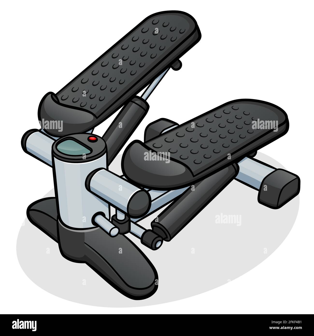Vektor-Illustration von Home Stepper isoliert Cartoon Stock Vektor