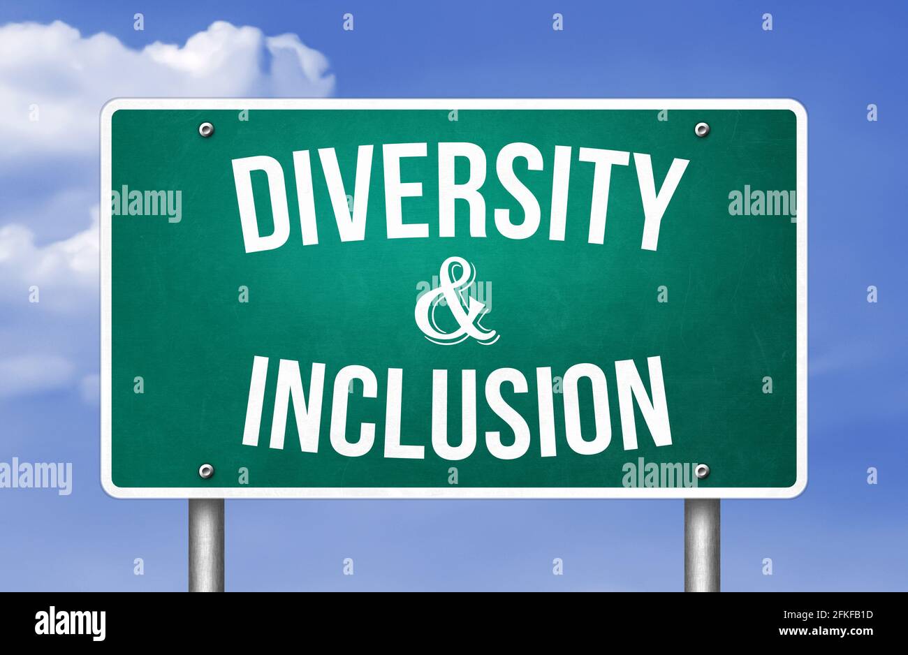 Vielfalt und Integration Stockfoto