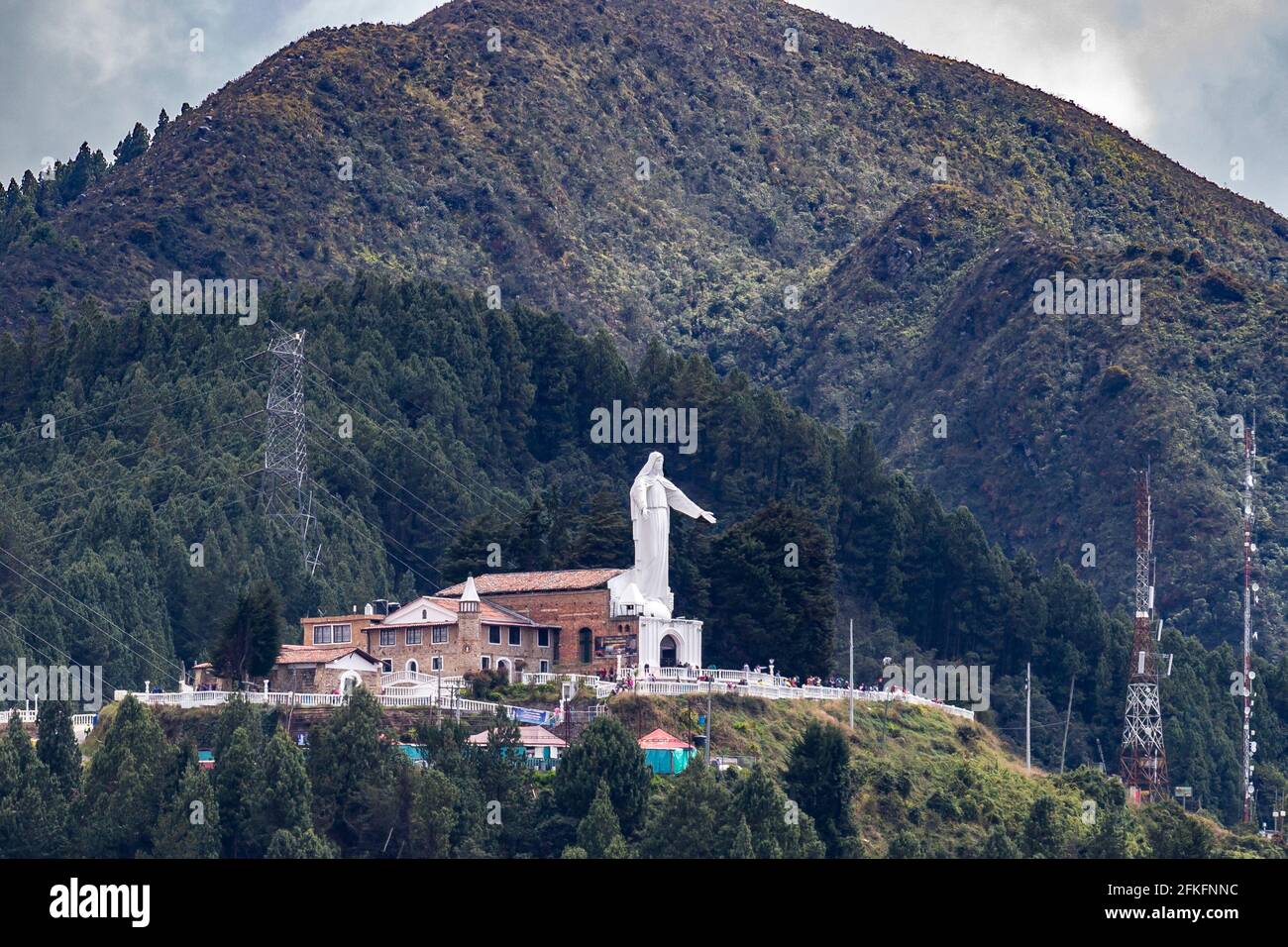 Landschaft von Bogota, Kolumbien Stockfoto