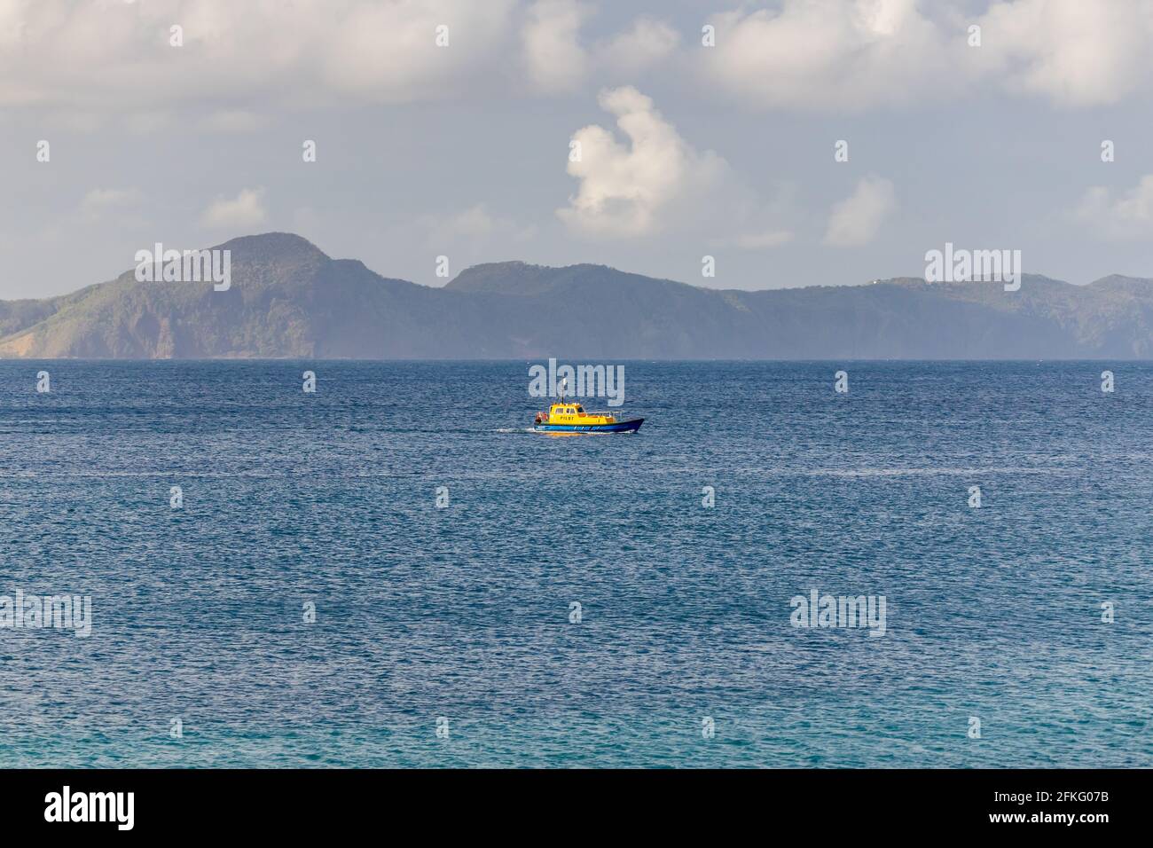 Lotsenboot, St. Vincent und die Grenadinen Stockfoto