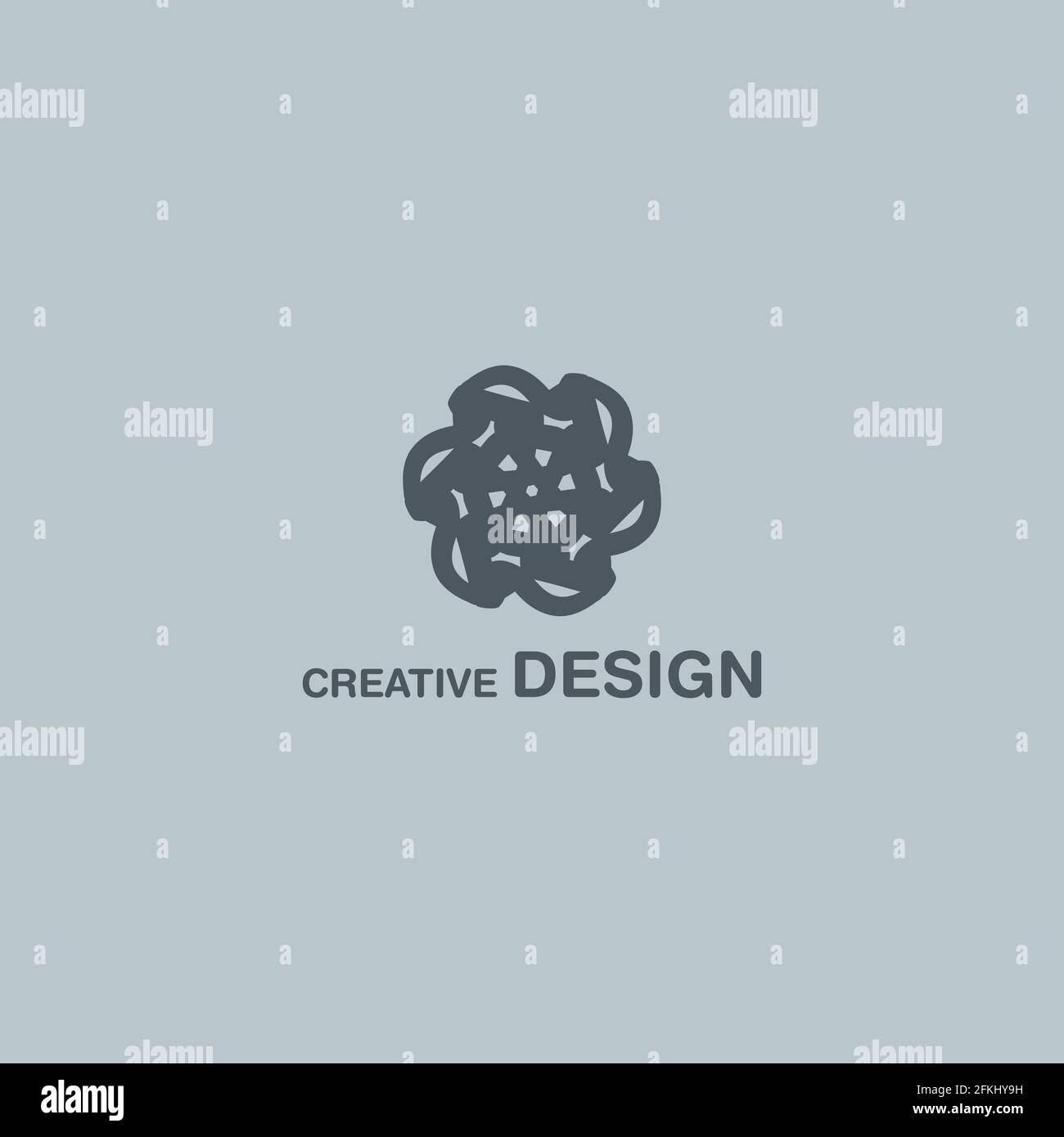 Coole abstrakte kreative Design Vektor Logo Art EPS10 Stock Vektor