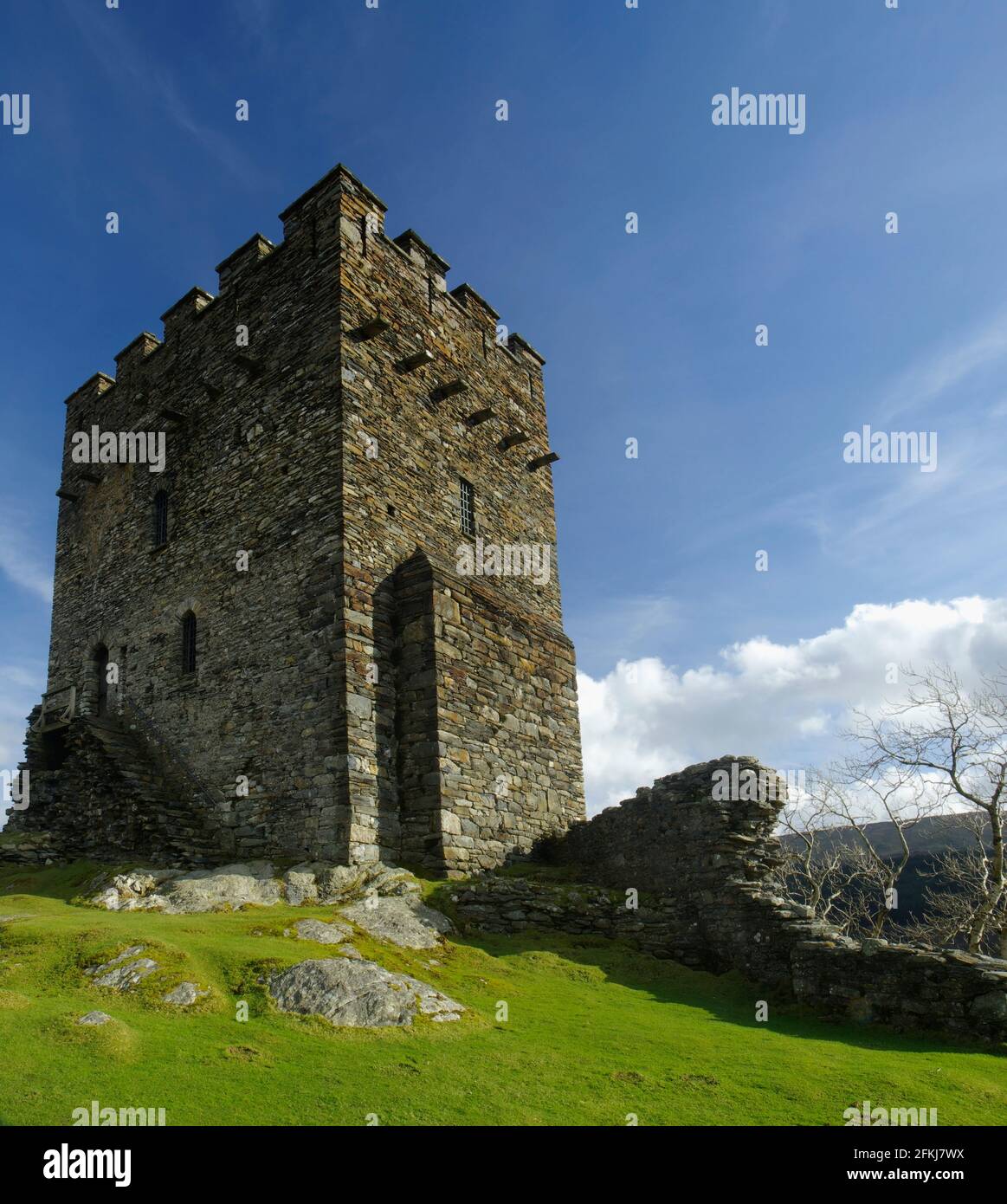 Dolwyddelan Burg Stockfoto