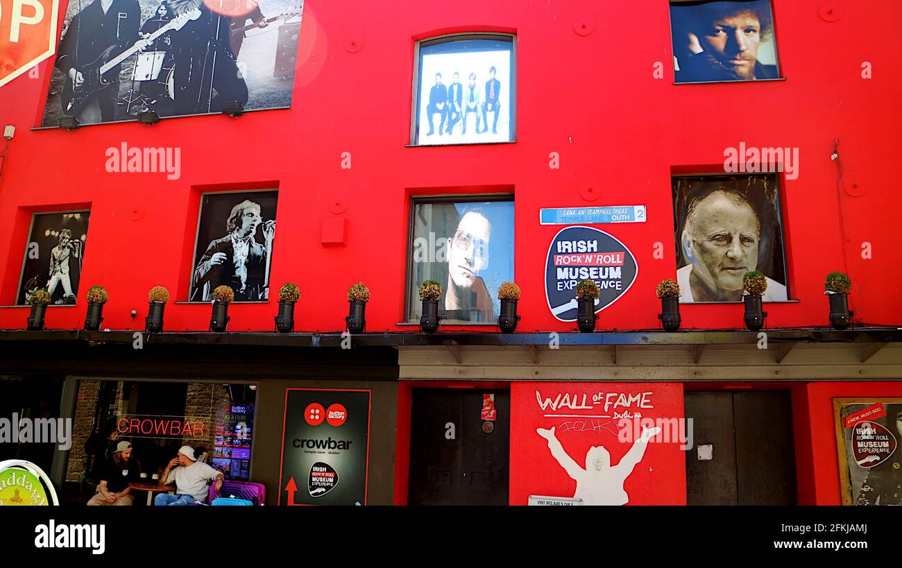 Irish Rock n Roll Museum, Dublin Stockfoto