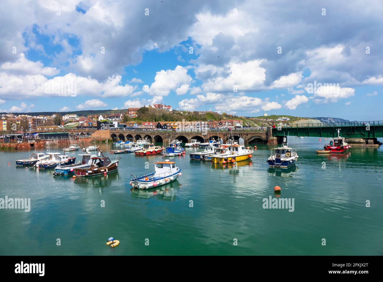 Folkestone Harbour, Kent, UK Stockfoto