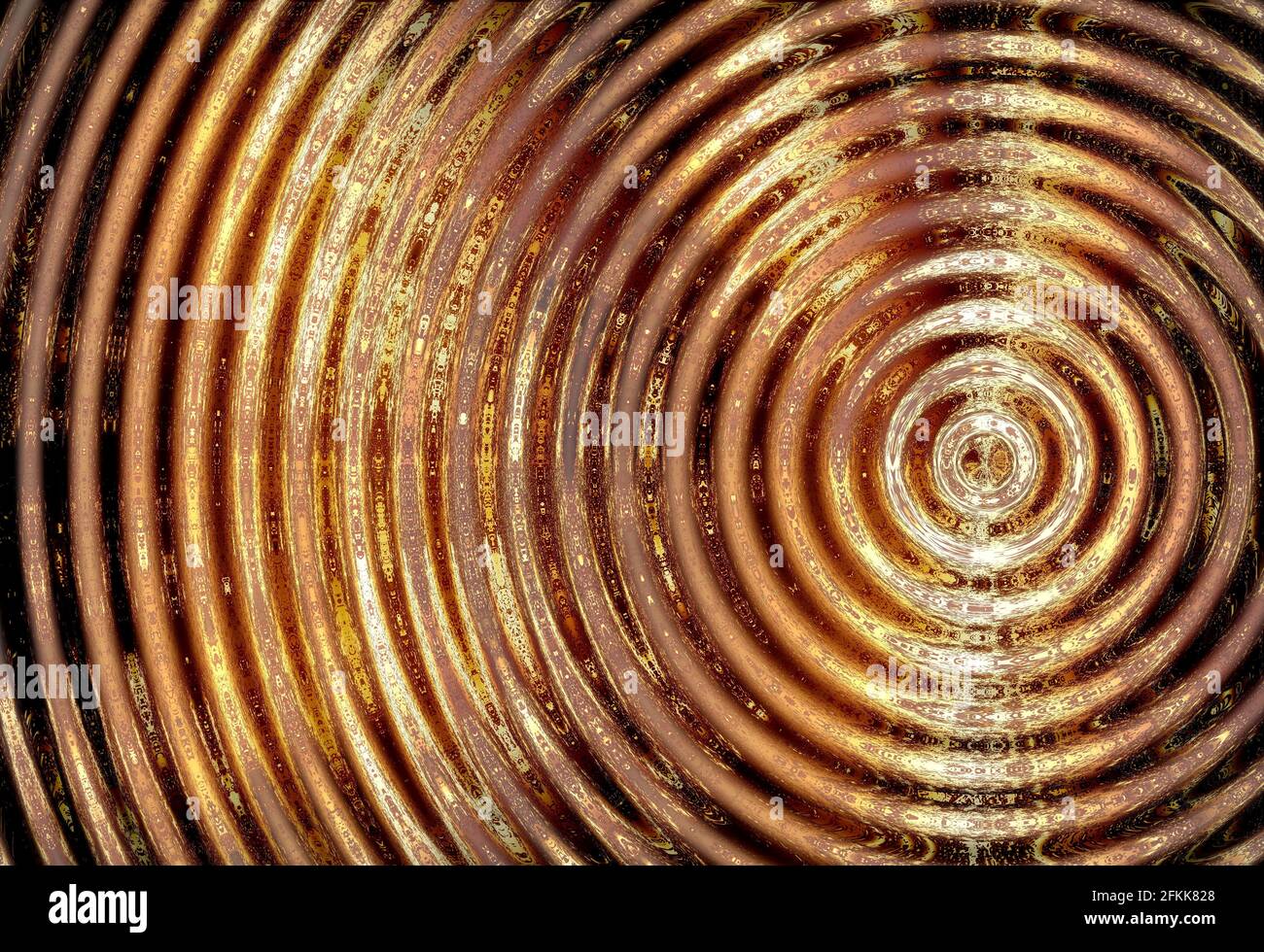 Abstrakte goldene Grunge-Illustration. Hintergrund für Wallpaper und Webdesign Stockfoto