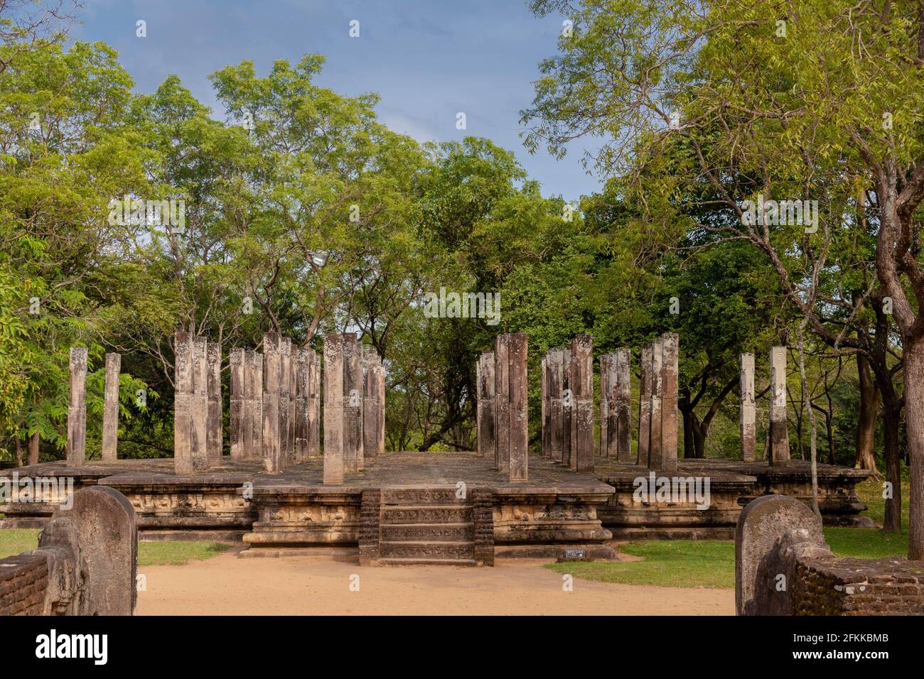 Polonnaruwa Sri Lanka Zentrum der Buddha-Geschichte Stockfoto