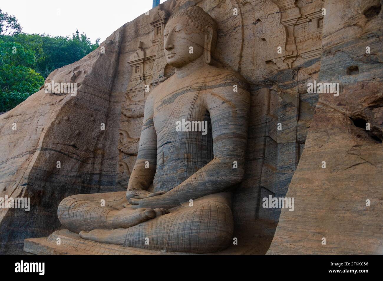 Polonnaruwa Sri Lanka Zentrum der Buddha-Geschichte Stockfoto
