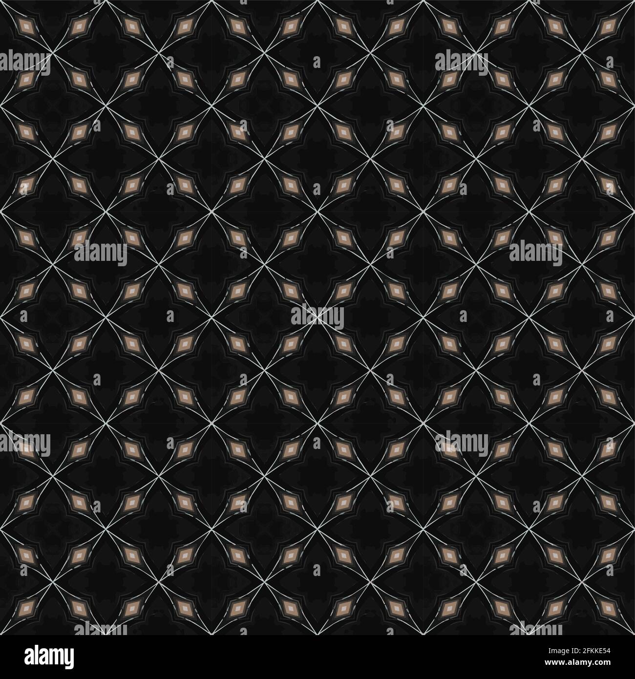 Farbmuster Textur. Farbenfrohe ornamentale Grafik-Dessin. Mosaikverzierungen. Mustervorlage. Vektorgrafik. Stock Vektor
