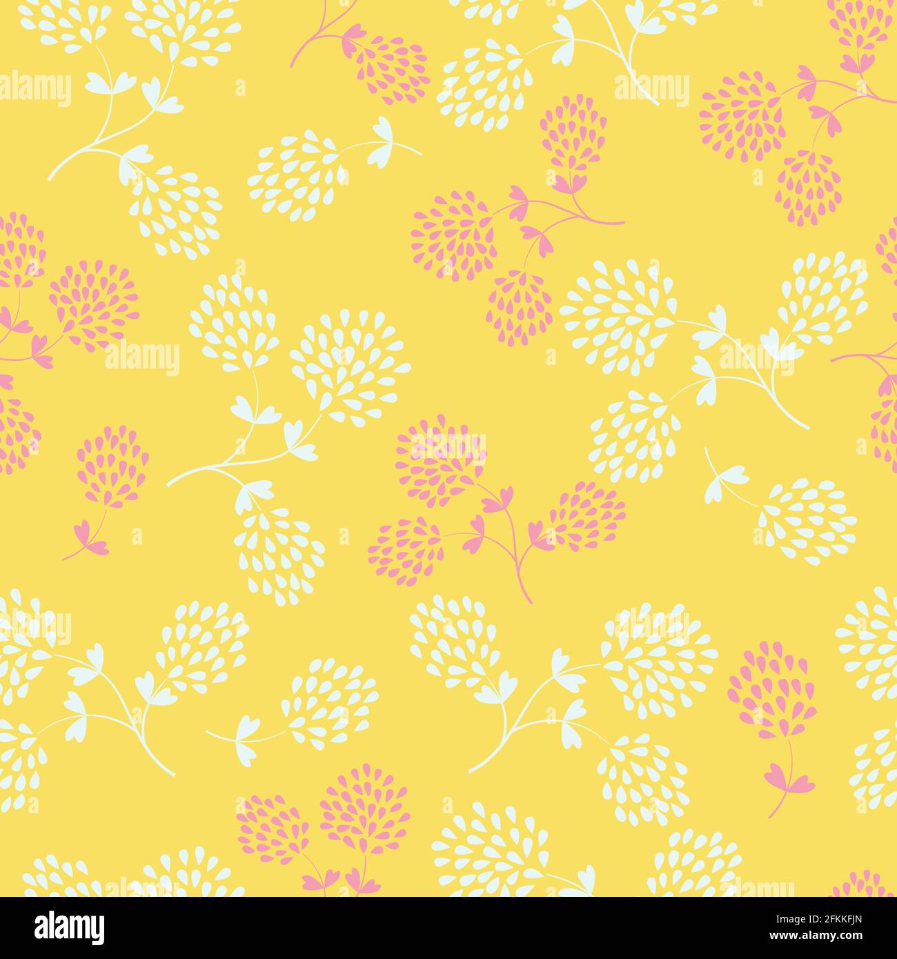 Floral Vektor nahtlose Muster für Tapeten, Textil, Oberfläche, Mode, Hintergrund, Fliesen, stationär, Wohnkultur, Einrichtung etc. Stock Vektor