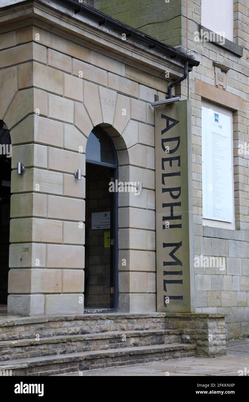 Adelphi Mill in Bollington in Chishire Stockfoto