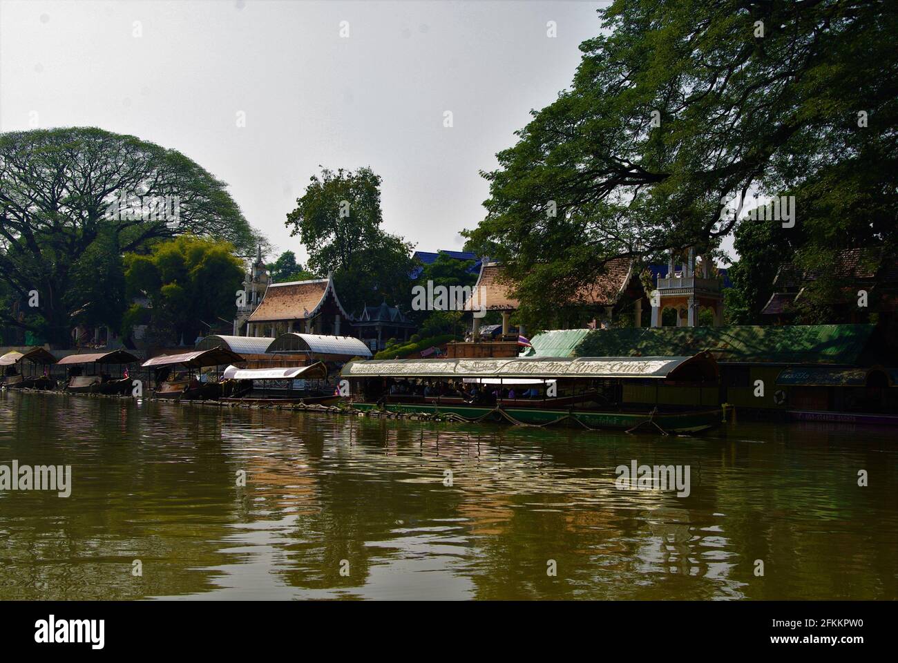 Pang River Cruise Port, Chiang Mai, Thailand, Asien Stockfoto