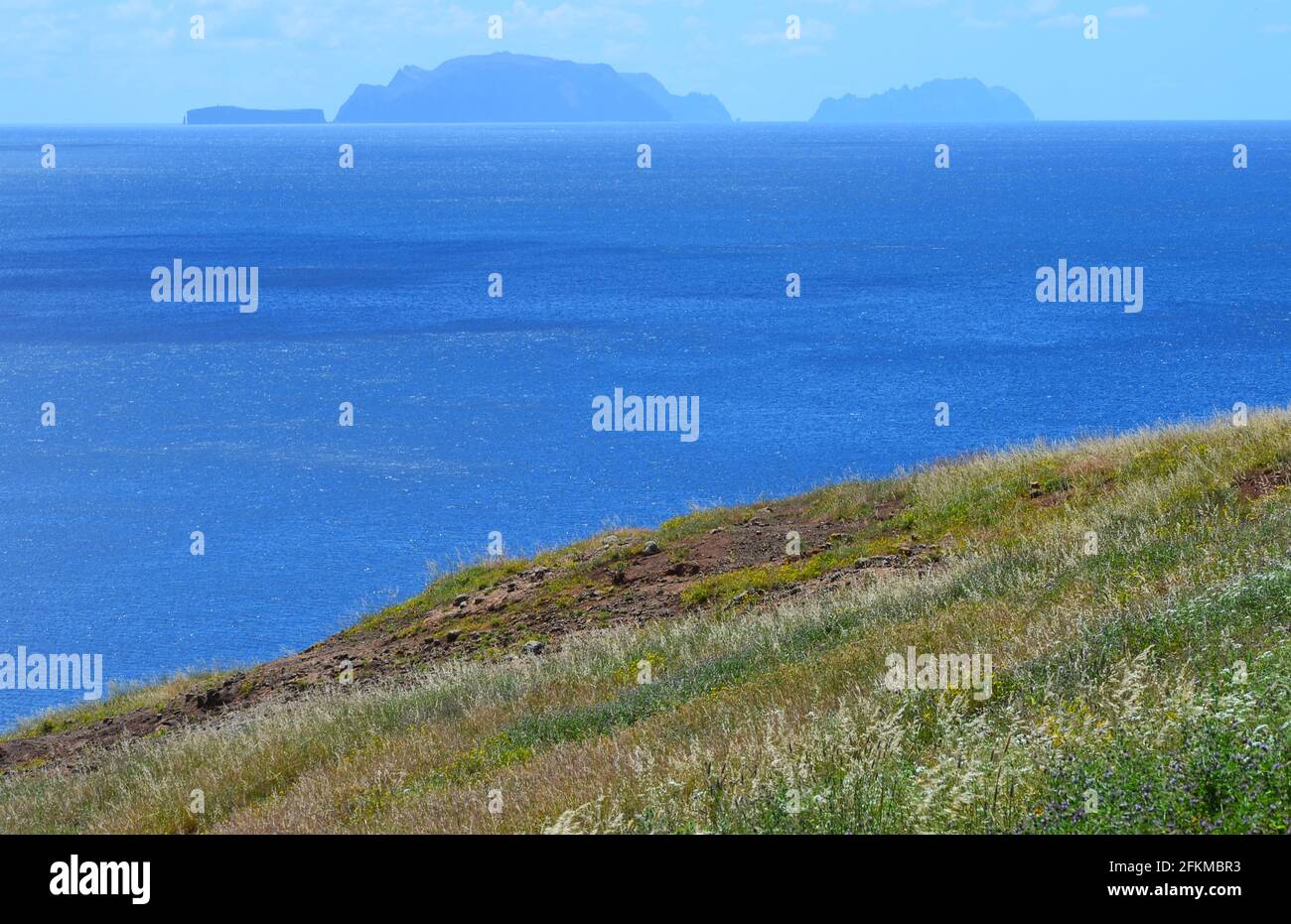 Das ilhas Desertas Naturschutzgebiet, ein winziger Archipel unbewohnter Inseln in der Nähe von Madeira, Portugal Stockfoto