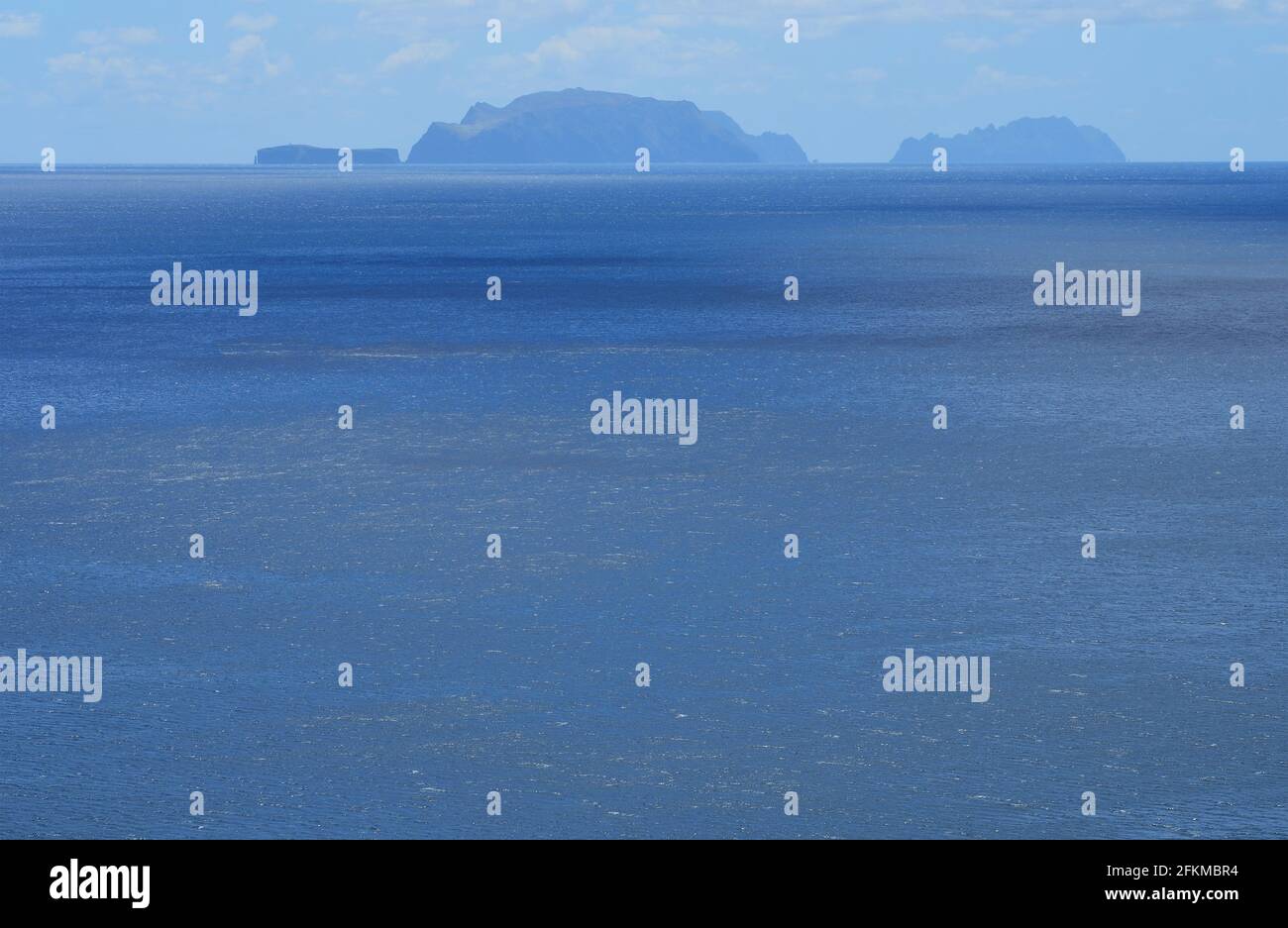 Das ilhas Desertas Naturschutzgebiet, ein winziger Archipel unbewohnter Inseln in der Nähe von Madeira, Portugal Stockfoto