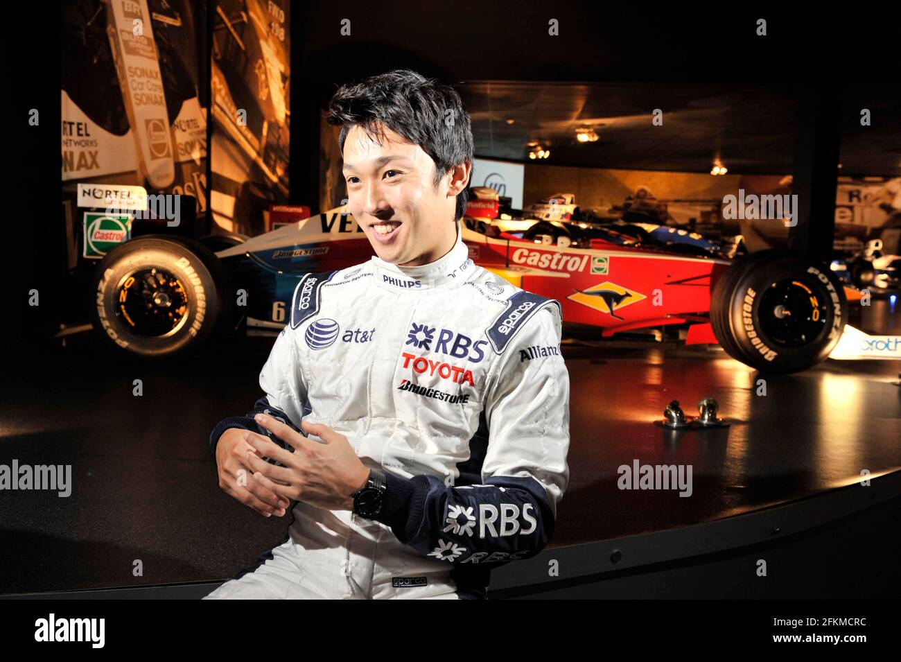 Williams F1 Fahrer Kazuki Nakajima. 25/3/09. BILD DAVID ASHDOWN Stockfoto