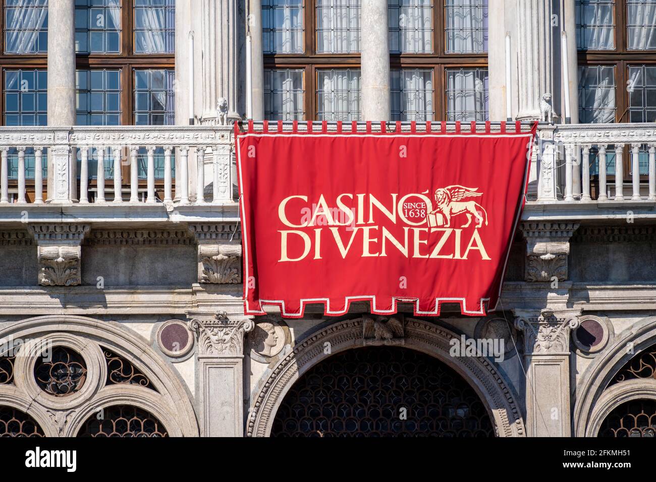 Casino di Venezia, Palast am Canal Grande, Venedig, Venetien, Italien Stockfoto