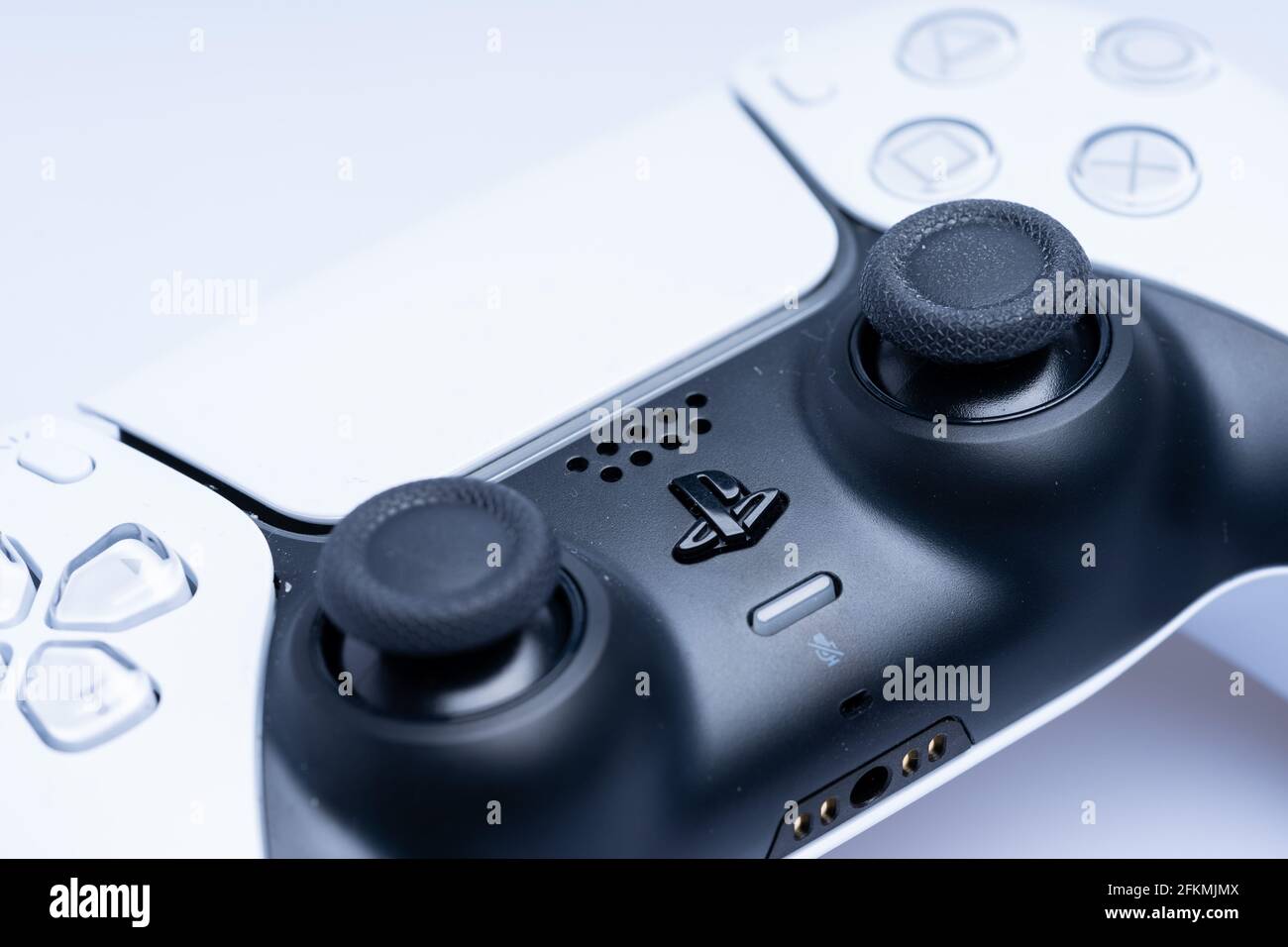 PlayStation 5, die Gaming-Konsole der nächsten Generation von Sony Stockfoto