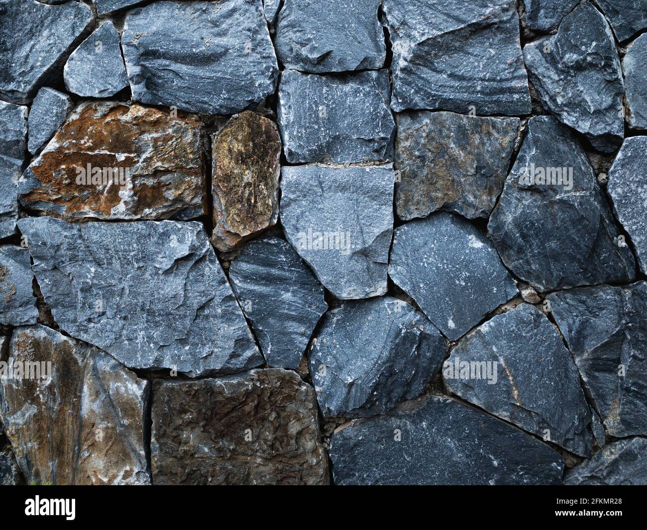 Alte Steinmauer Textur Hintergrund Stockfoto