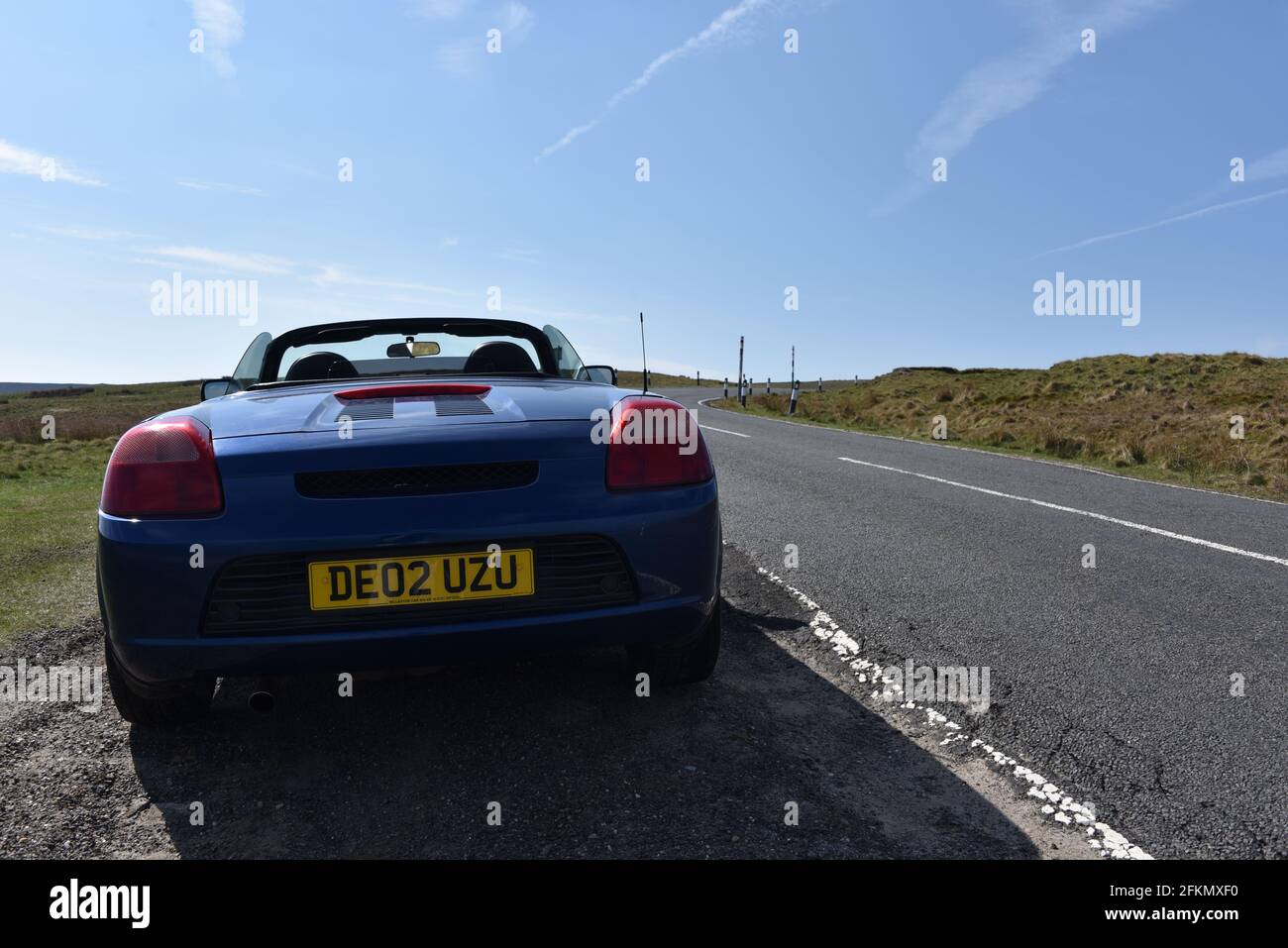 Classic Sports Car Toyota MR2 Mk3 in freier Wildbahn. Stockfoto