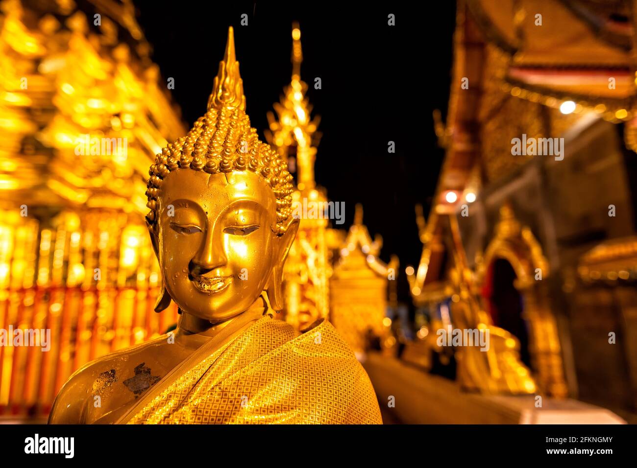 Wat Phra That Doi Suthep - Chiang Mai, Thailand Stockfoto