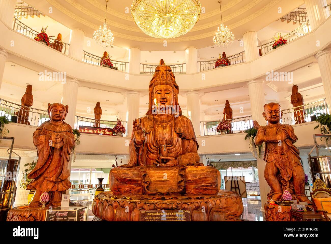 Im Wat Huay Plakang in Chiang Rai - Thailand Stockfoto